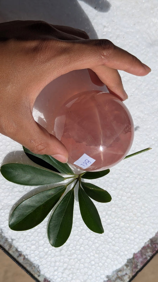 B61 Quartz rose sphère