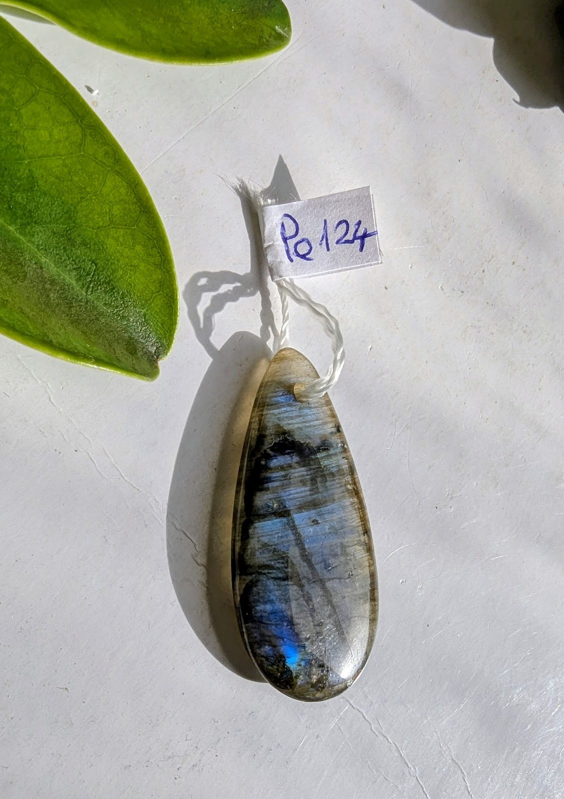 Pe124 Labradorite Pendentif