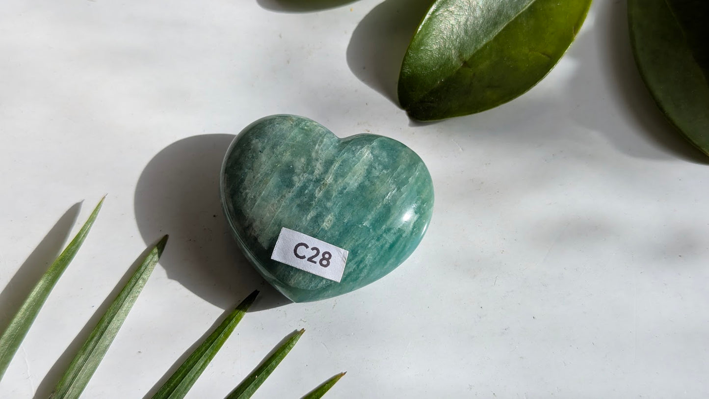 C28 Amazonite coeur