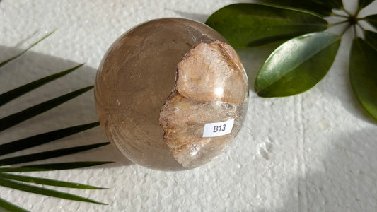 B13 Quartz fumé Sphère/Boule