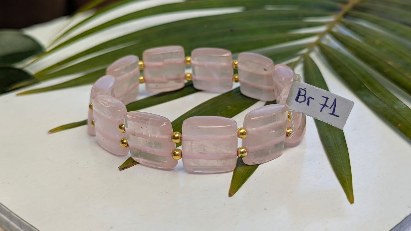 Br 71 Quartz rose bracelet