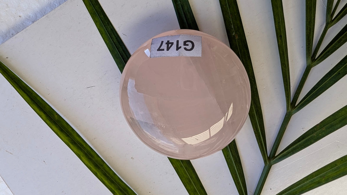 G147 Quartz rose Galet