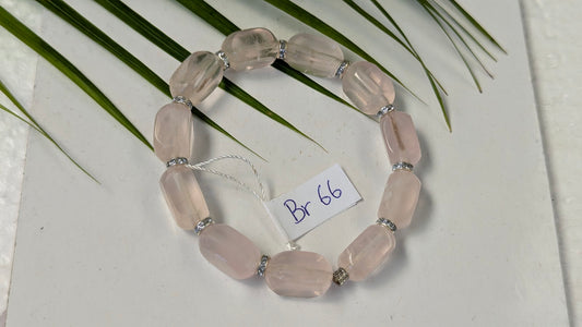 Br 66 Quartz rose bracelet