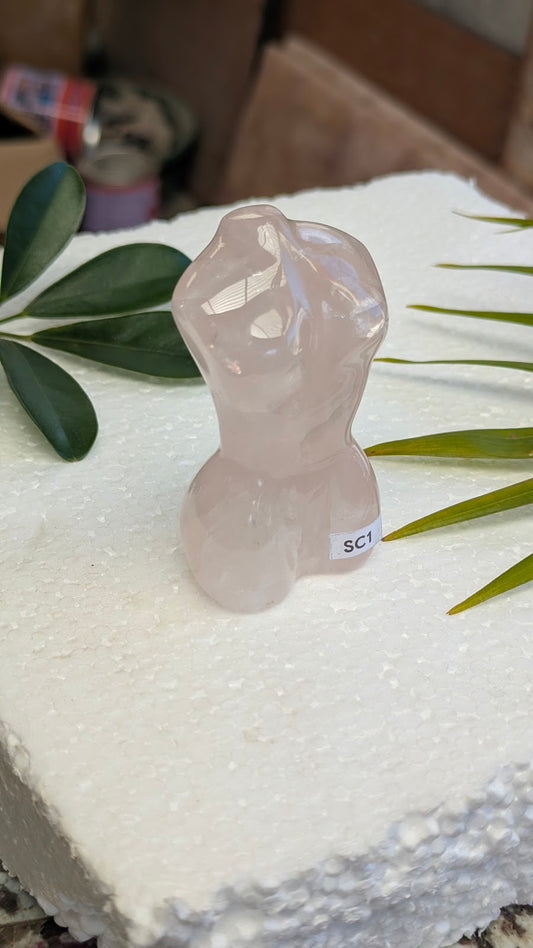 SC1 Quartz rose manequin