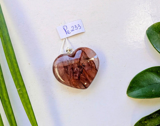 Pe 233 Quartz hematoide pendentif