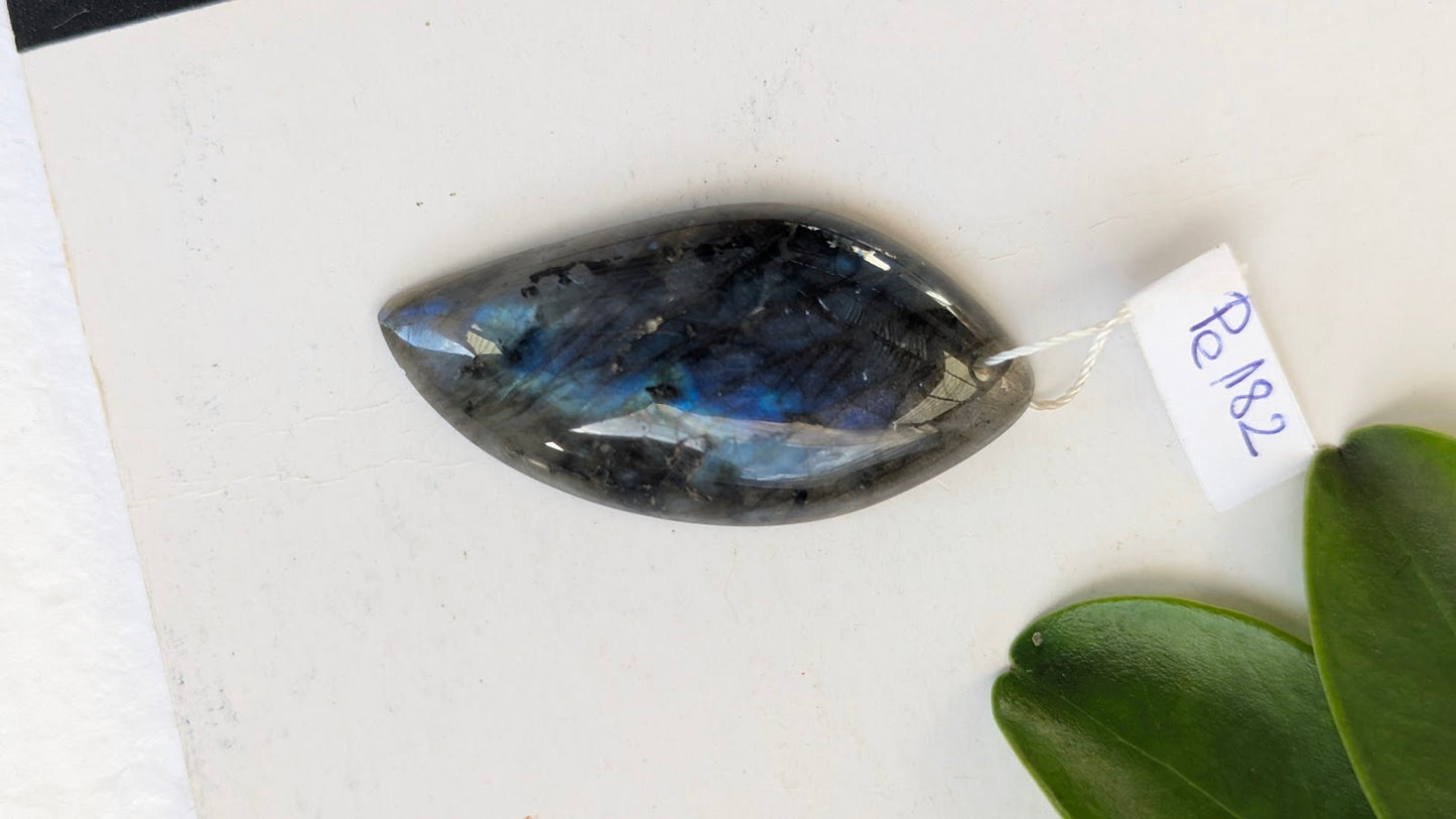 Pe182 Labradorite Pendentif