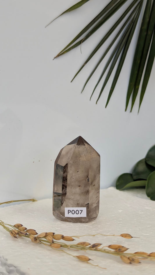P007 Quartz fumé Prisme