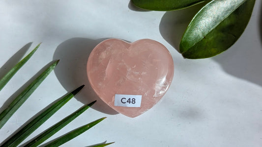 C48 Quartz rose Coeur