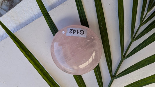 G142 Quartz rose Galet