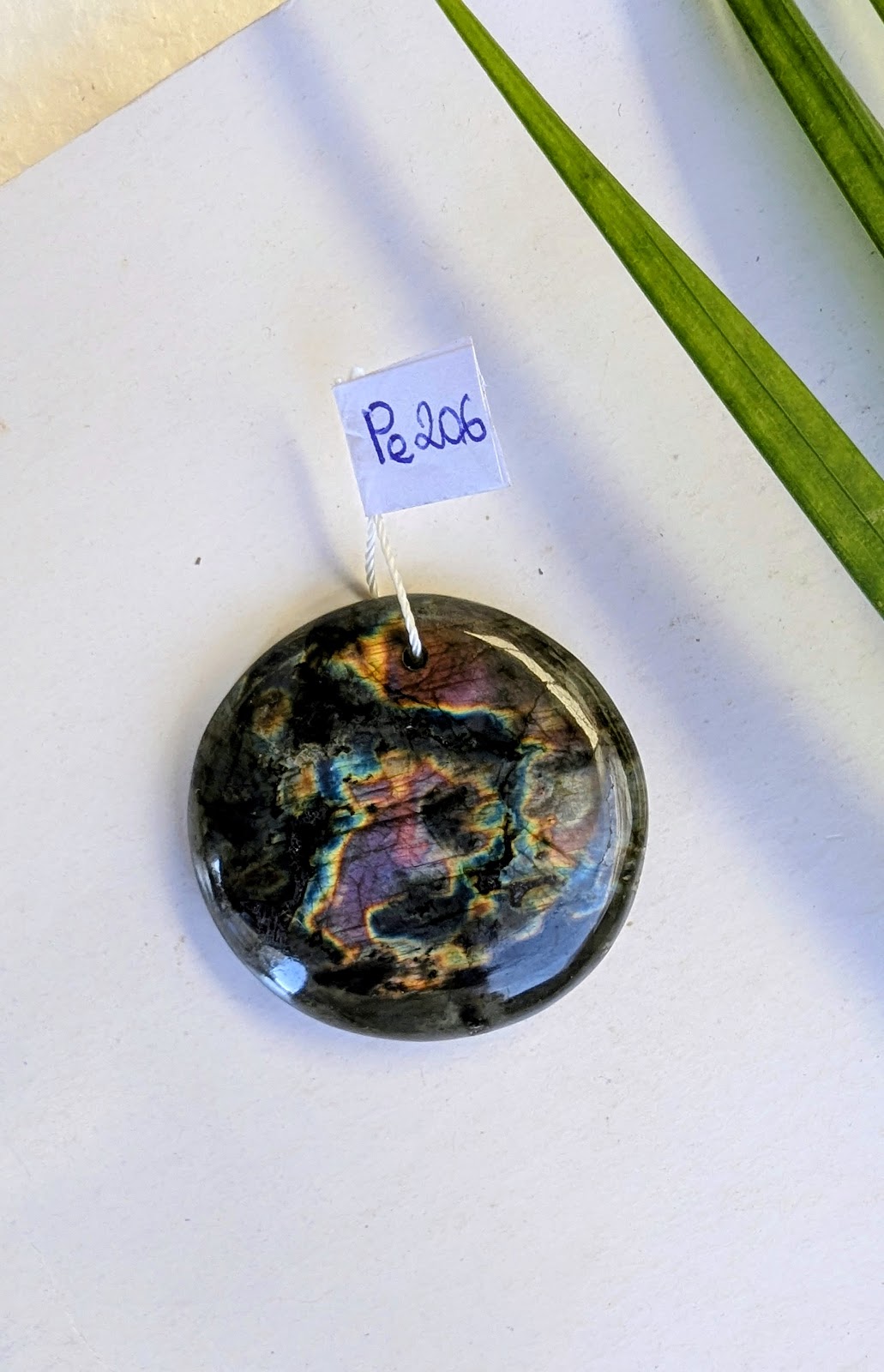 Pe 206 Labradorite pendentif