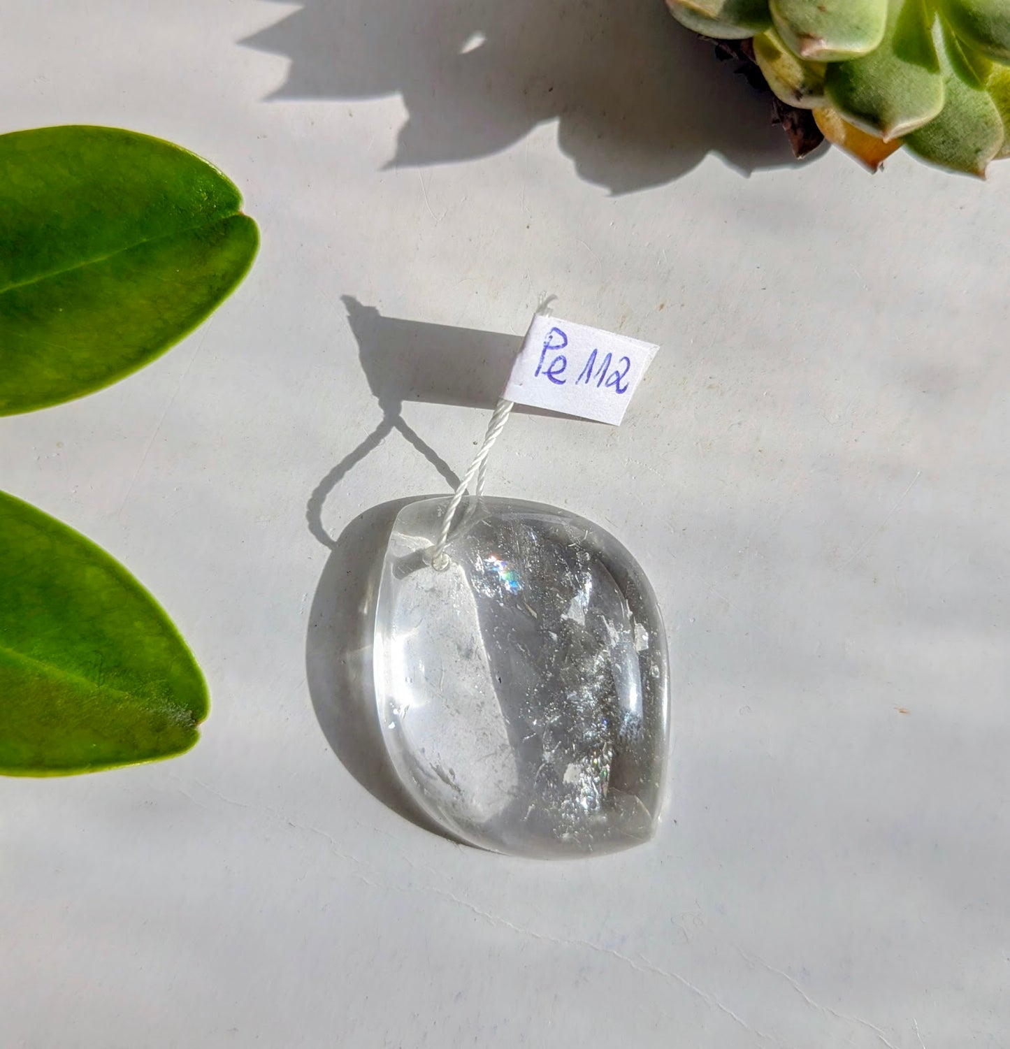 Pe 112 Cristal de roche Pendentif