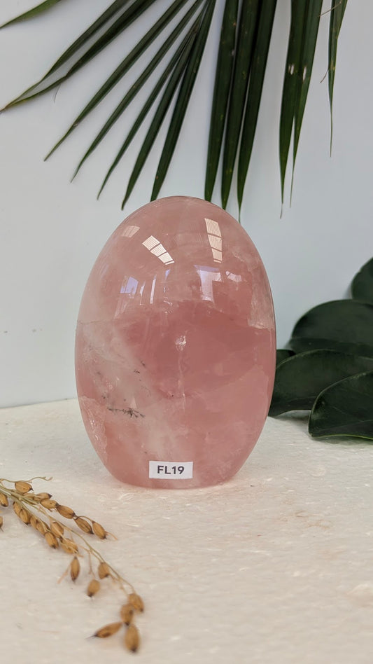 FL19 Quartz rose Forme libre