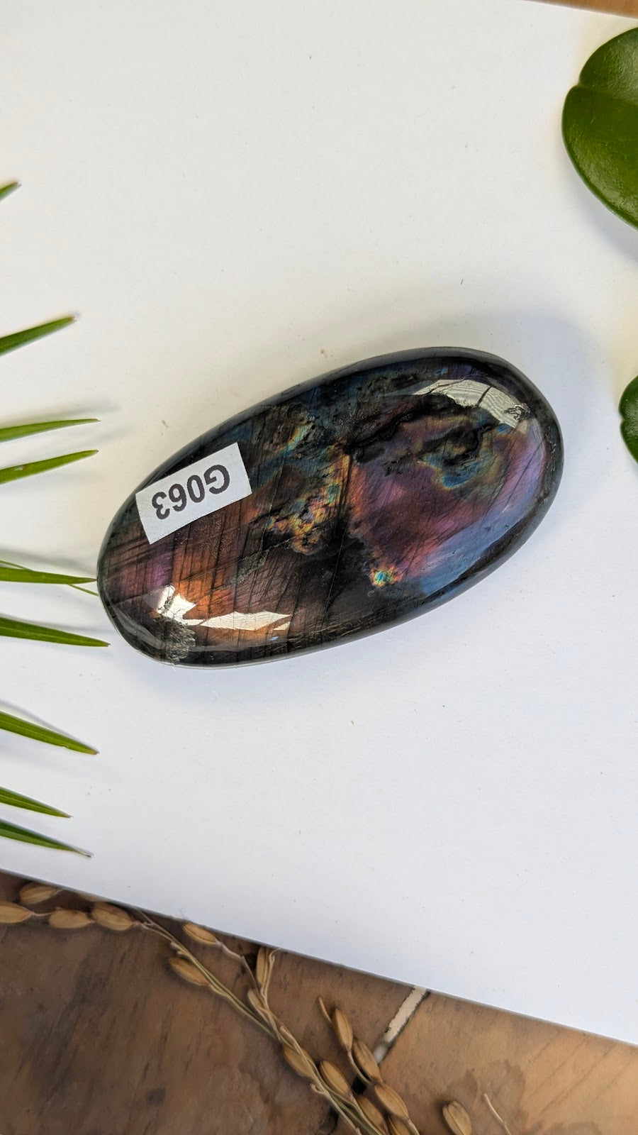 G063 Labradorite galet