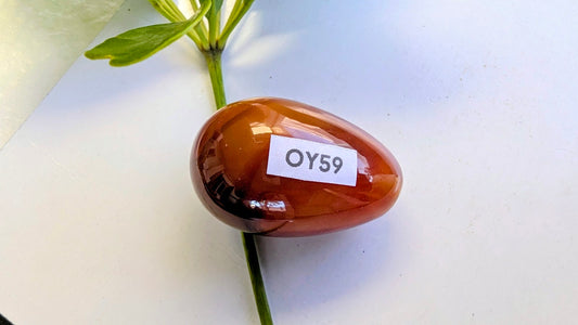 OY59 Cornaline Oeuf de Yoni