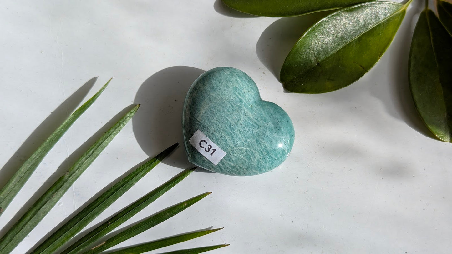 C31 Amazonite coeur