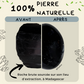 2 x Galets Tourmaline Noire Grade B avec imperfections