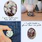 2 x Galets Tourmaline Rose Grade B avec imperfections