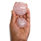 2 x Galets Quartz Rose Grade B avec imperfections