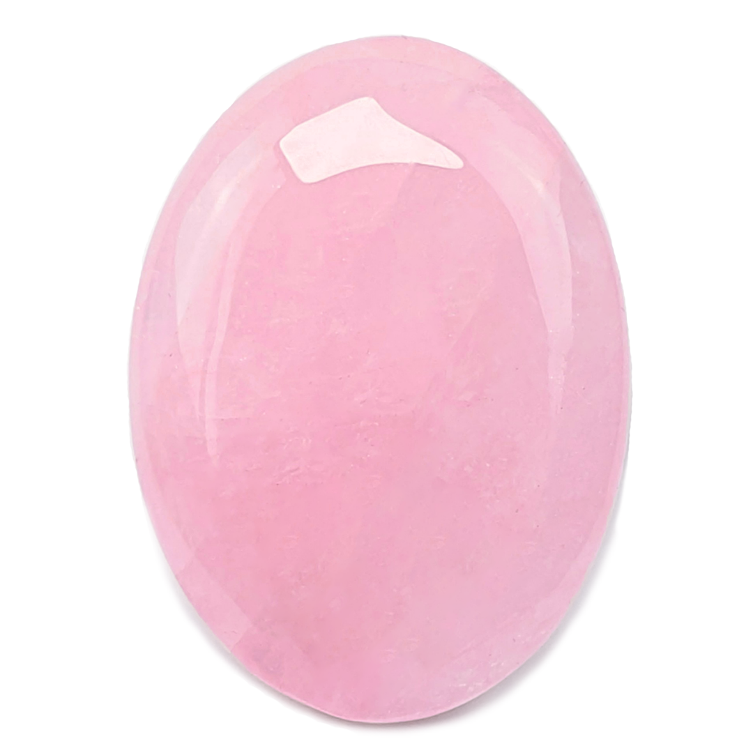 Rose Quartz, my handmade Litho Pebble