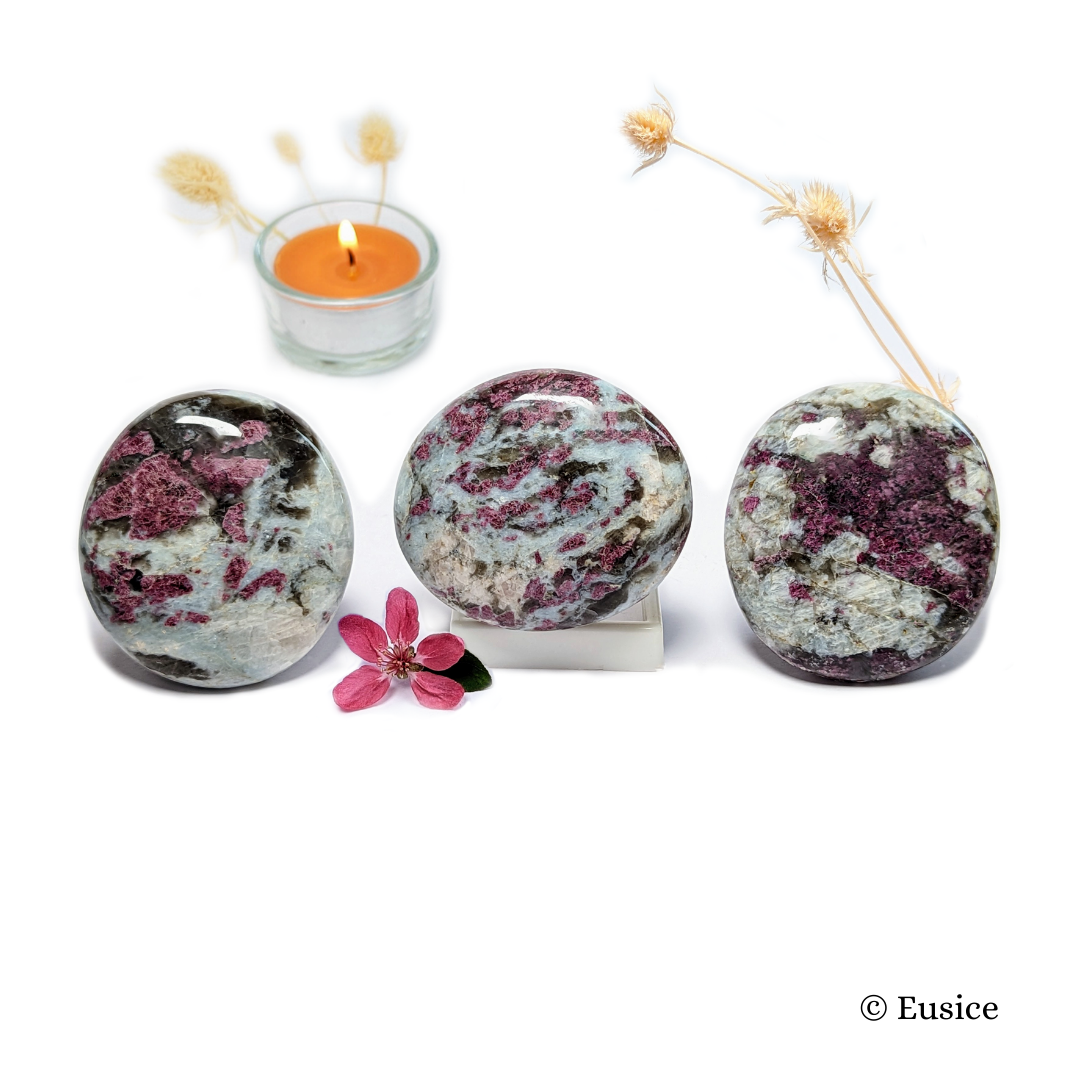 Tourmaline Rose, mon Galet Litho Format Poche