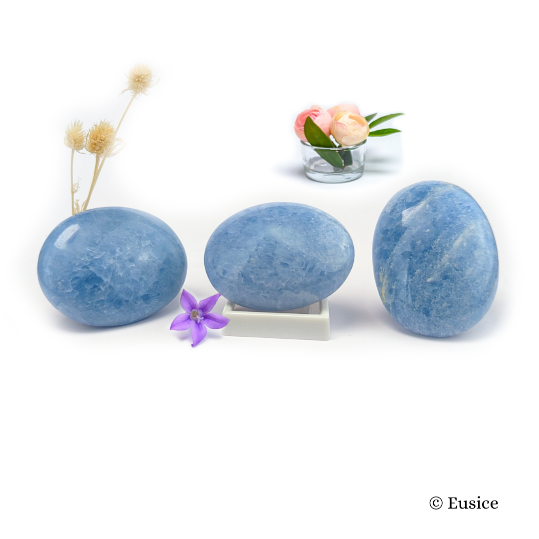 Calcite Bleue, mon Galet Litho Format Poche