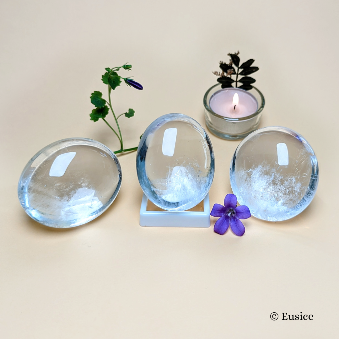 Cristal de Roche, mon Galet Litho fait-main