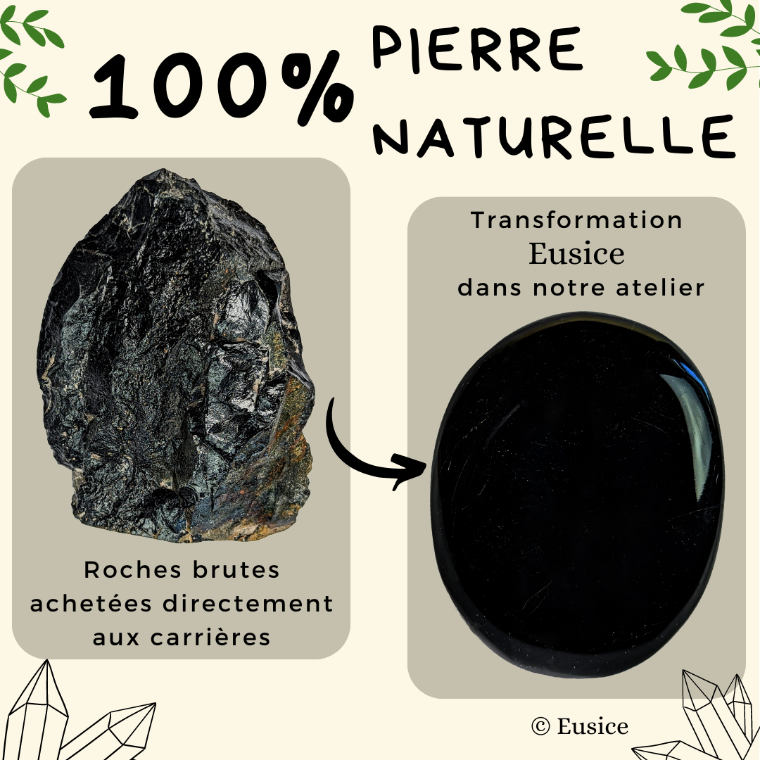 Obsidienne noire brute - Pierres D'Ailleurs